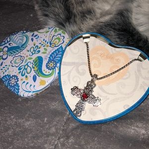BRIGHTON ENDLESS LOVE CROSS NECKLACE
